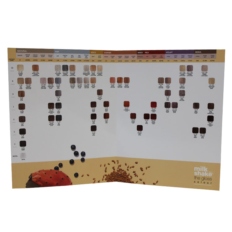 Milk_Shake The Gloss Mixing Chart - PinkPro Beauty Supply