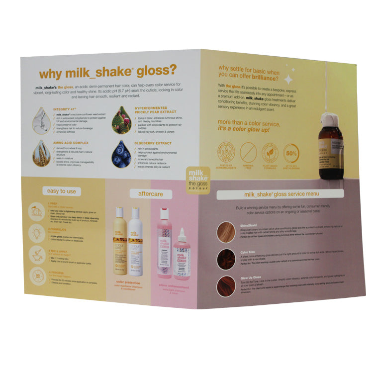 Milk_Shake The Gloss Mixing Chart - PinkPro Beauty Supply