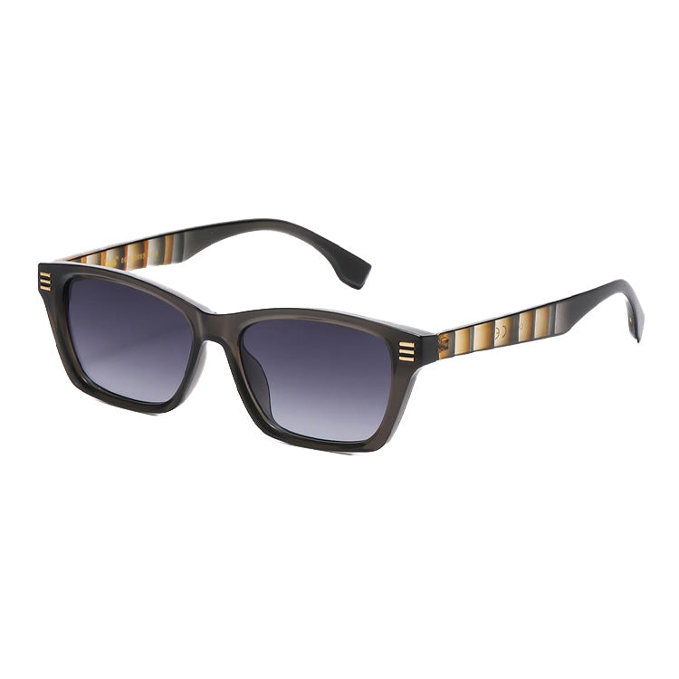 Giselle Stripped Sunglasses - Assorted Color - PinkPro Beauty Supply