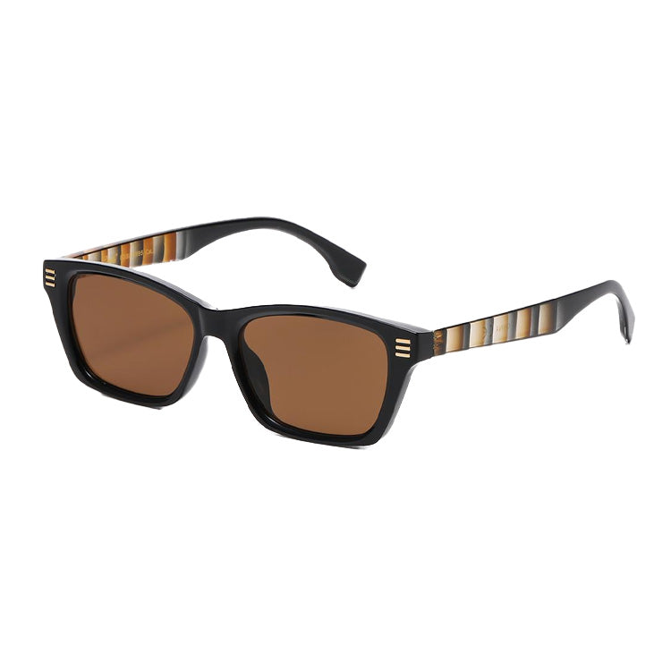 Giselle Stripped Sunglasses - Assorted Color - PinkPro Beauty Supply
