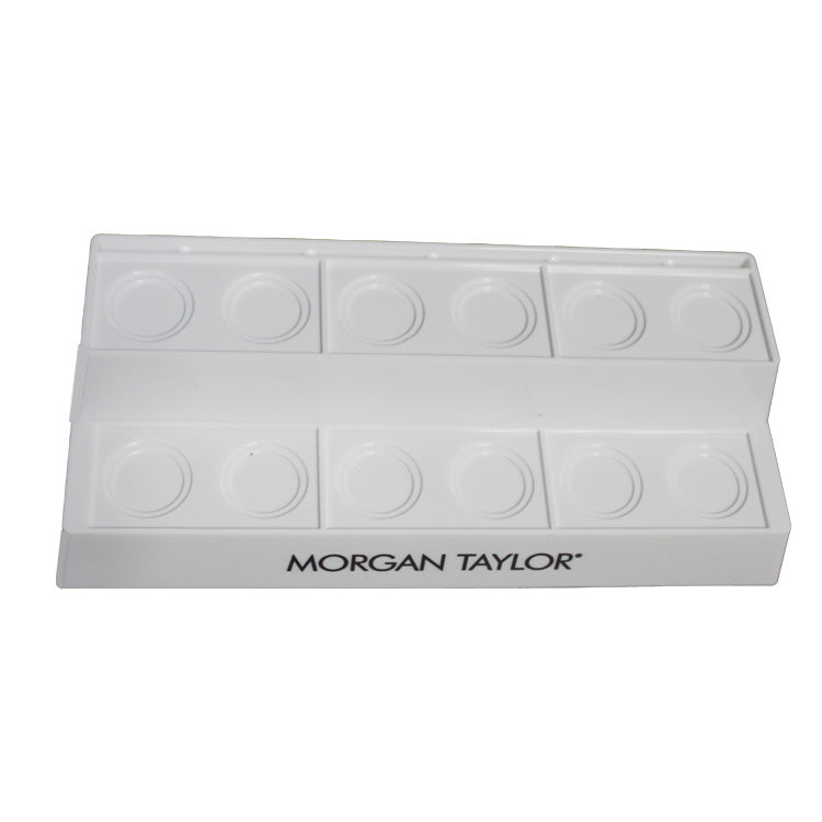 Morgan Taylor (Empty) 12 Piece Display - White - PinkPro Beauty Supply
