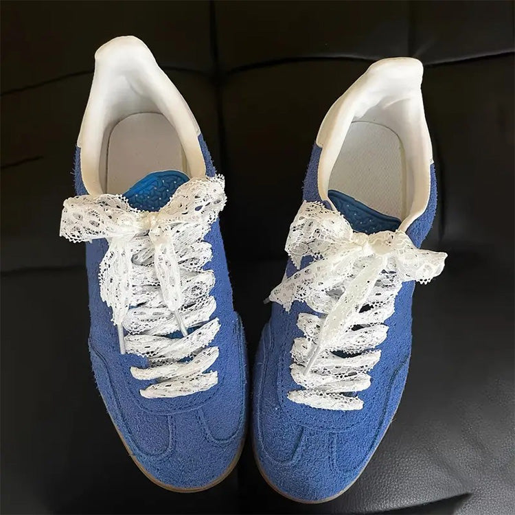 Lace Hollow Bowknot Shoelaces