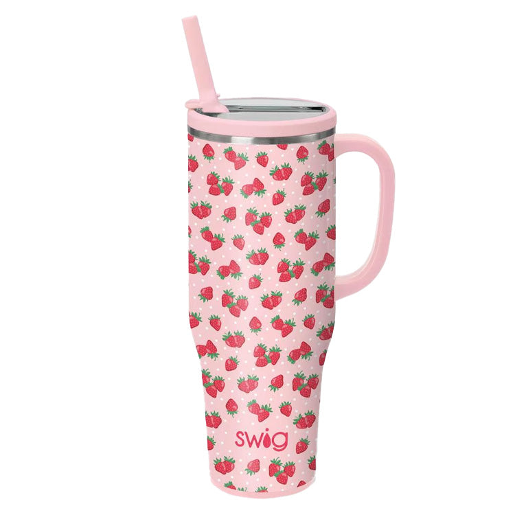 Swig Life Mega Mug 40 oz. Strawberry Shortcake