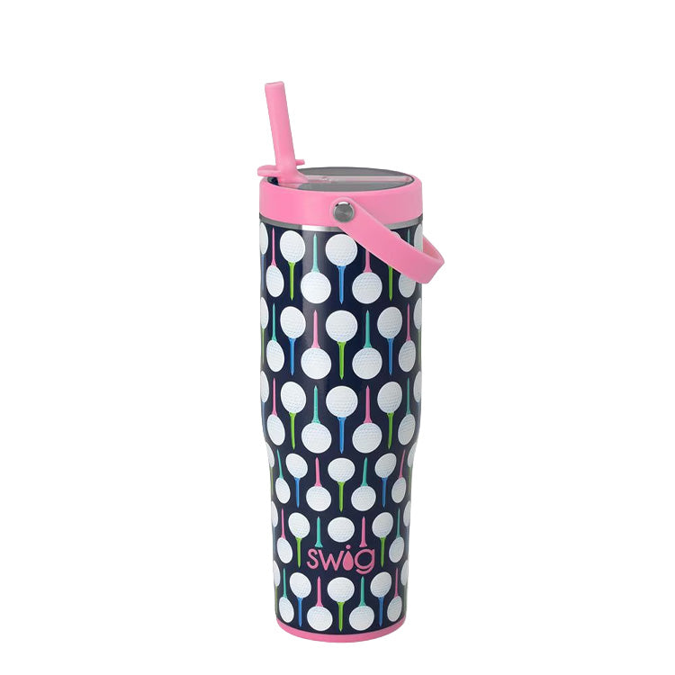 Swig Life To-Go Tumbler Leakproof Tee It Up 30 Oz