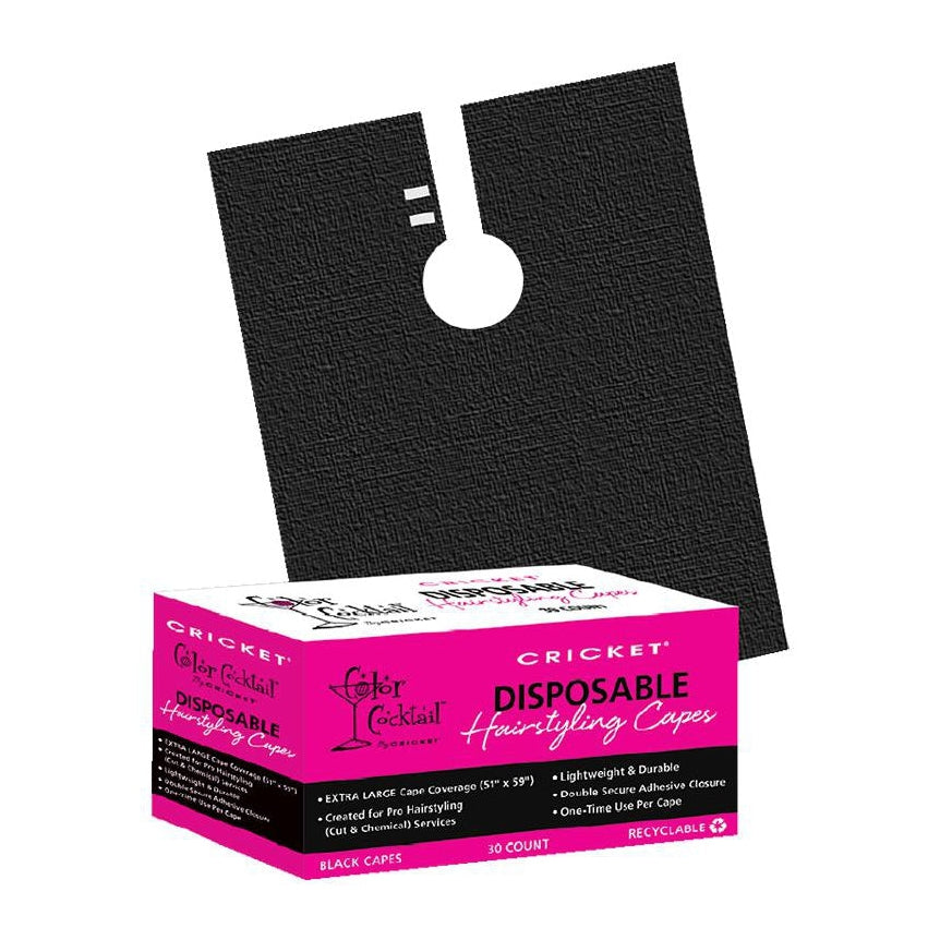 Cricket Color Cocktail Disposable Hairstyling Capes