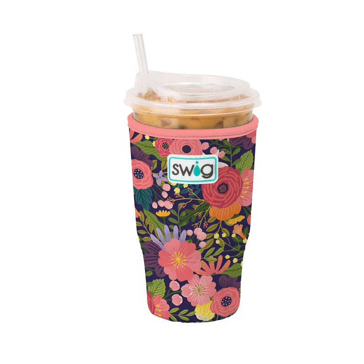 Swig Life Large Iced Cup Coolie - Secret Garden