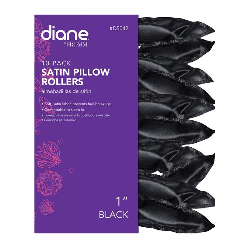 Diane Satin Pillow Rollers 1 Inch