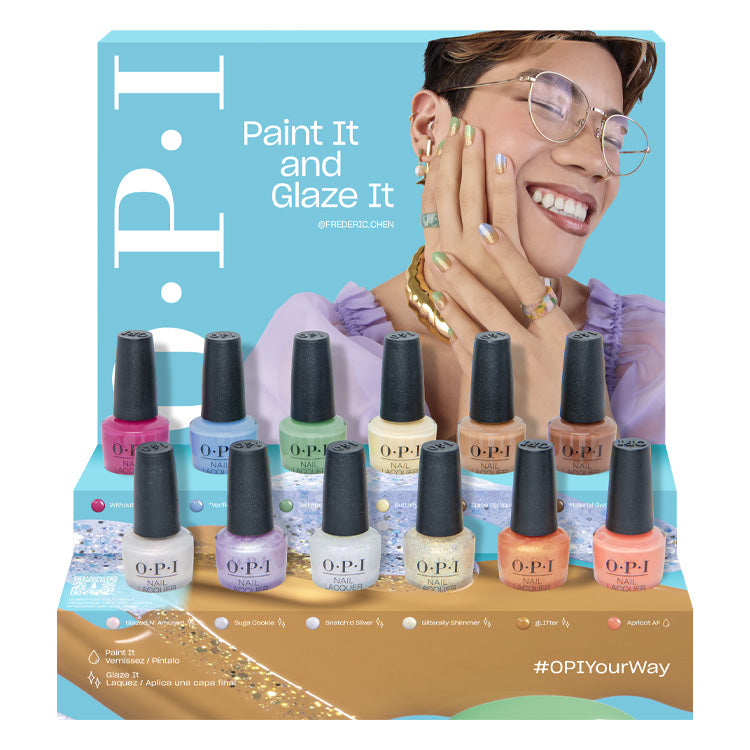 OPI Nail Lacquer Your Way 12 Piece Chipboard Display