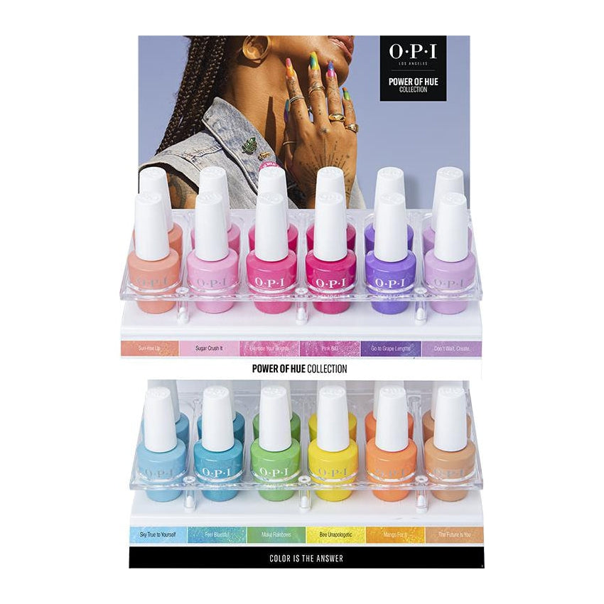 OPI GelColor Power of Hue Collection 24 Piece Acrylic Display