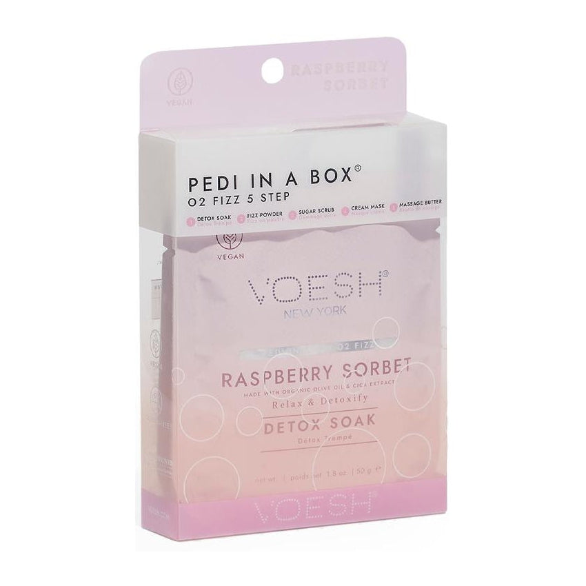 Voesh Pedi In A Box - O2 Fizz Raspberry Sorbet* Voesh New york