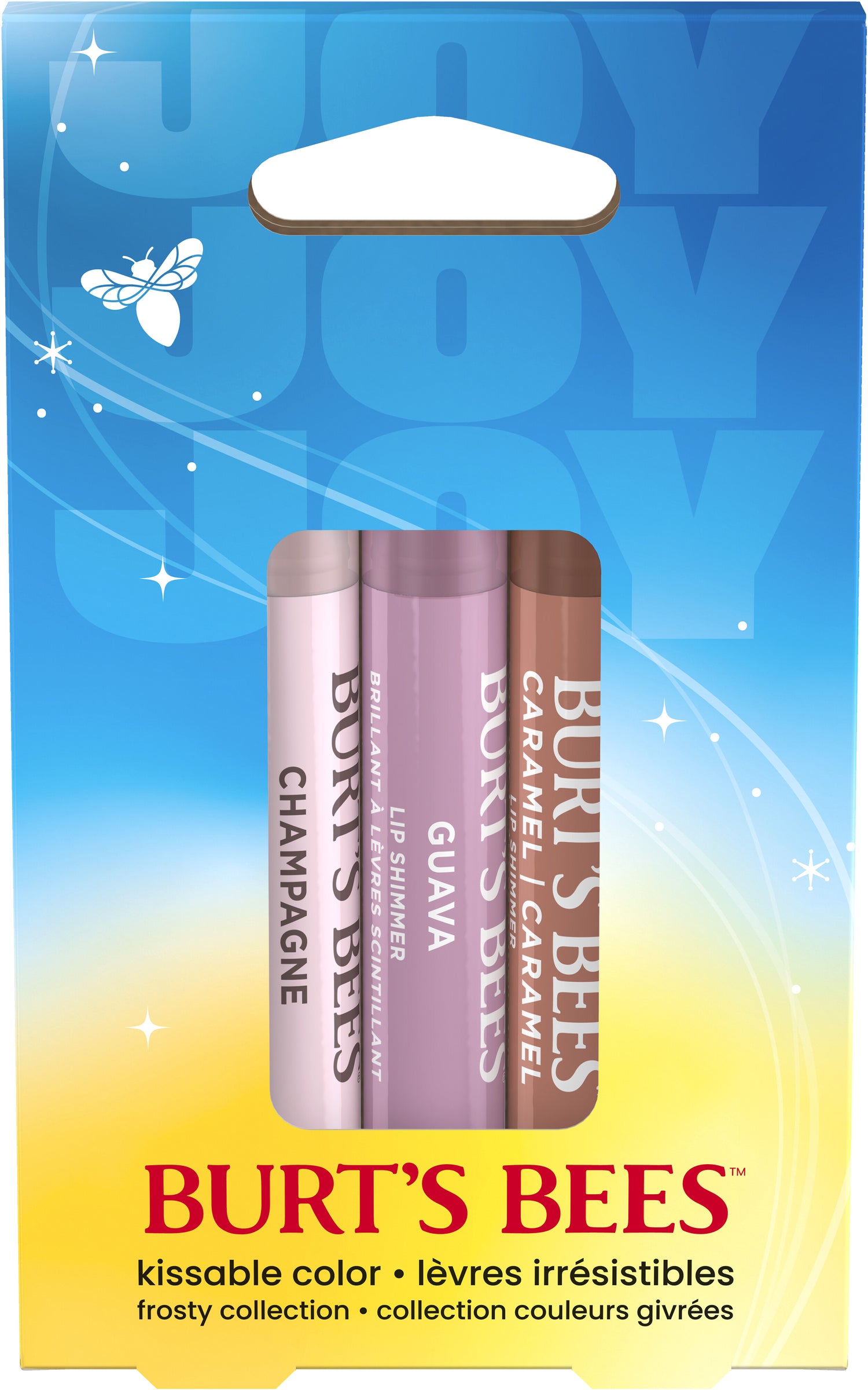 Burt's Bees Gift Set Kissable Color Lip Shimmer - Frosty Collection