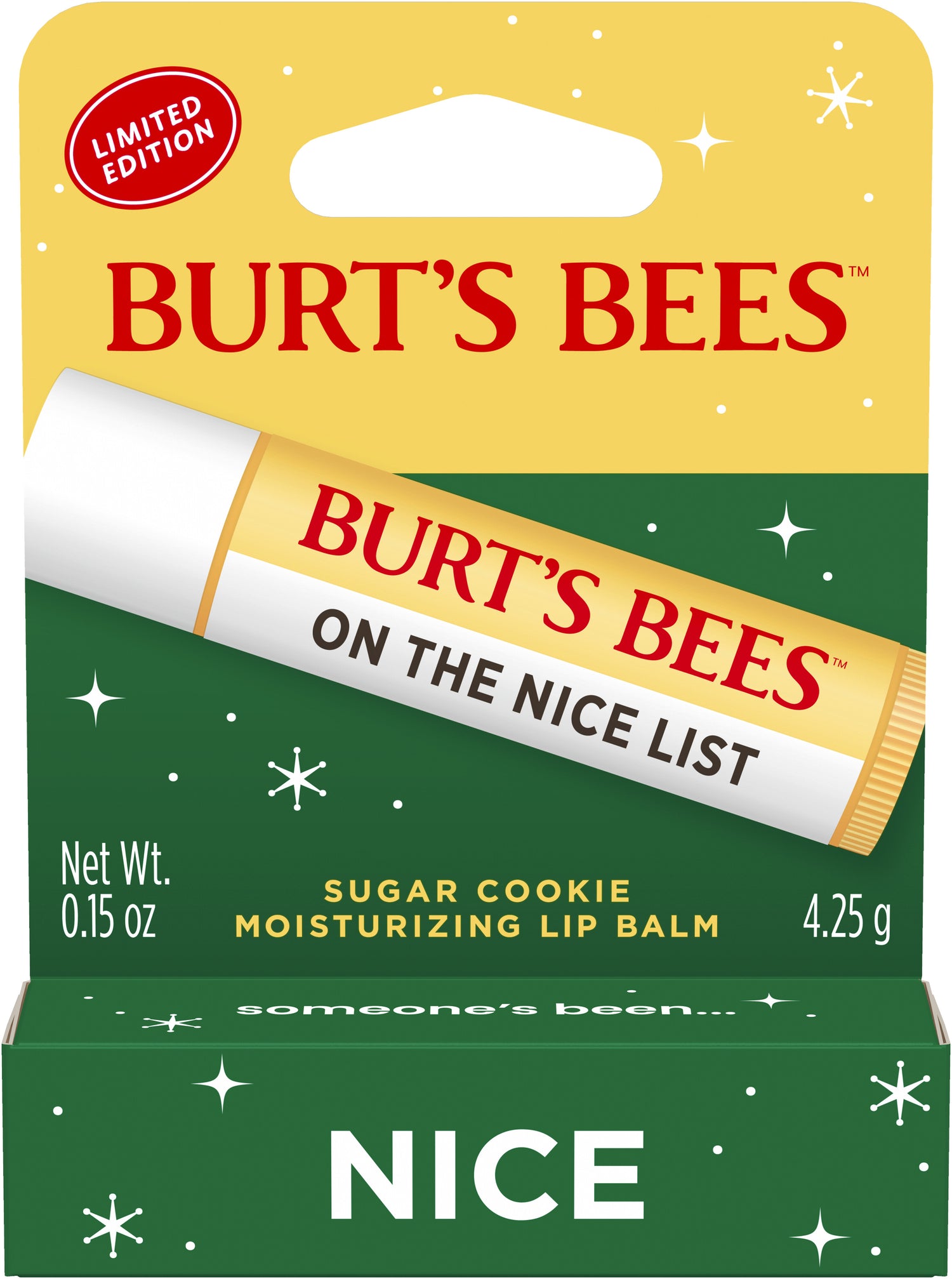 Burt's Bees On the Nice List Sugar Cookie Lip Balm