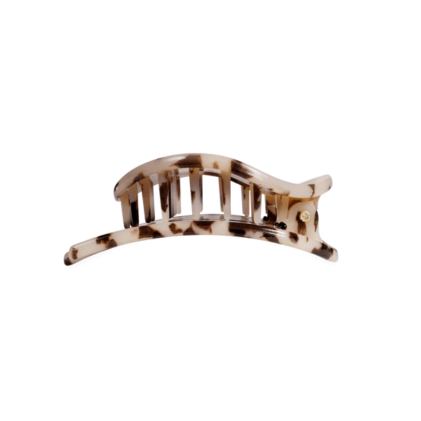 Teleties Flat Circle Clip Medium - Blonde Tortoise