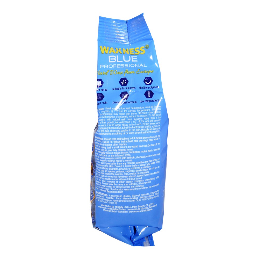 Waxness Blue Proffessional Hard Wax Beads 1.1lb.