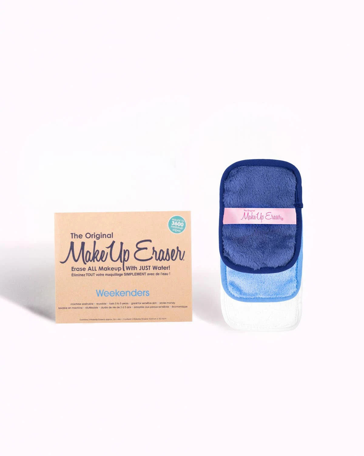 MakeUp Eraser Weekenders 3-Day Set - Blue - PinkPro Beauty Supply