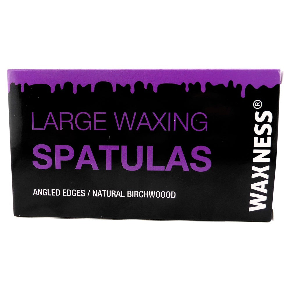 Body Waxing Wooden Angled Spatula Applicators – 100 Pack
