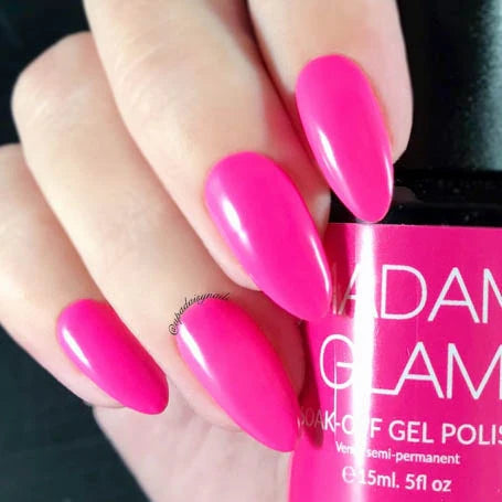 Madam Glam Gel Color Bright Barbie Pink 0.5 oz