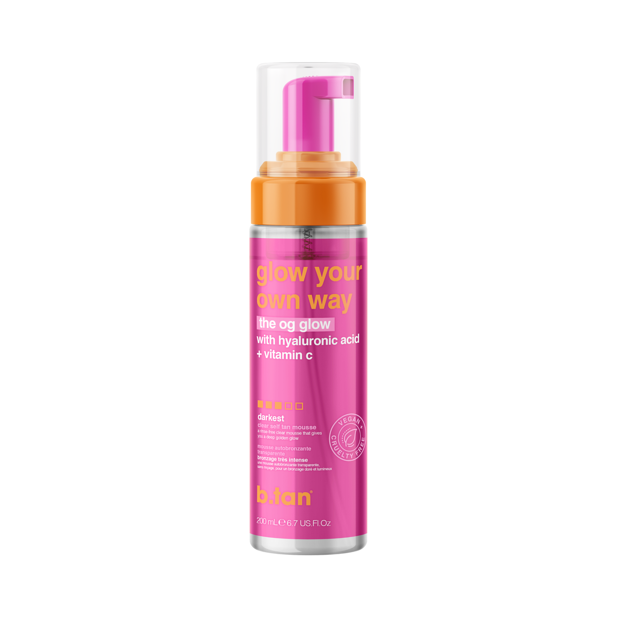 B.Tan Glow Your Own Way OG Mousse 6.7 oz