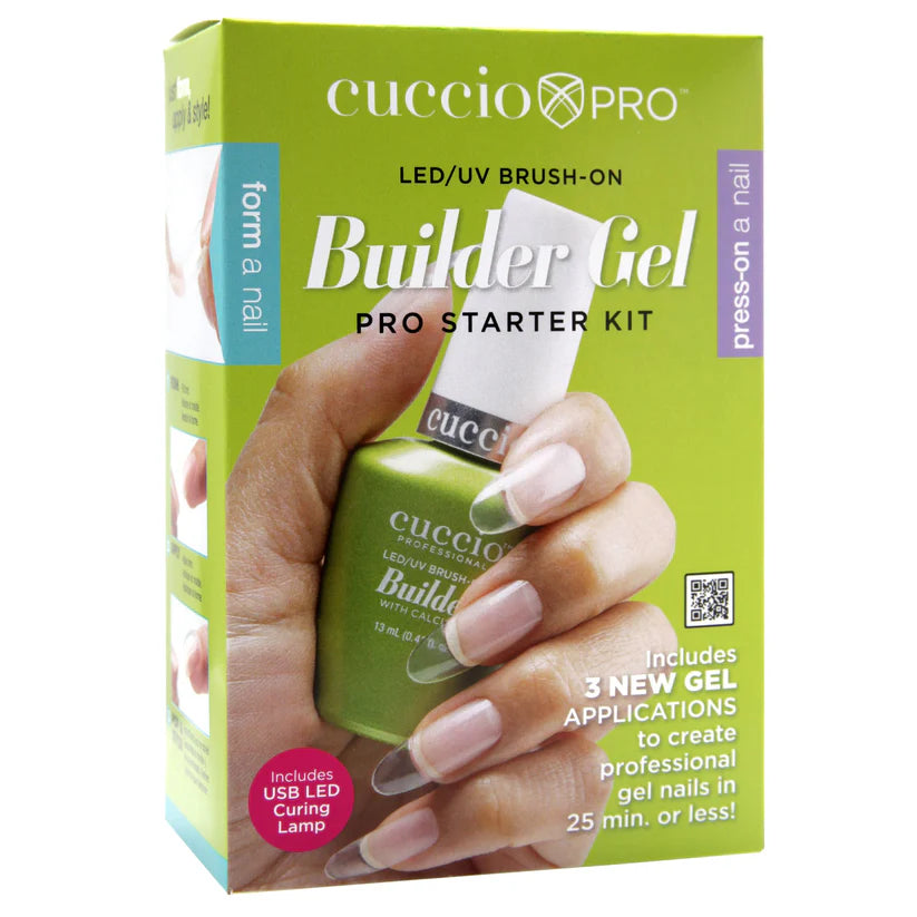 Cuccio Brush-On Builder Gel Pro Starter Kit - PinkPro Beauty Supply
