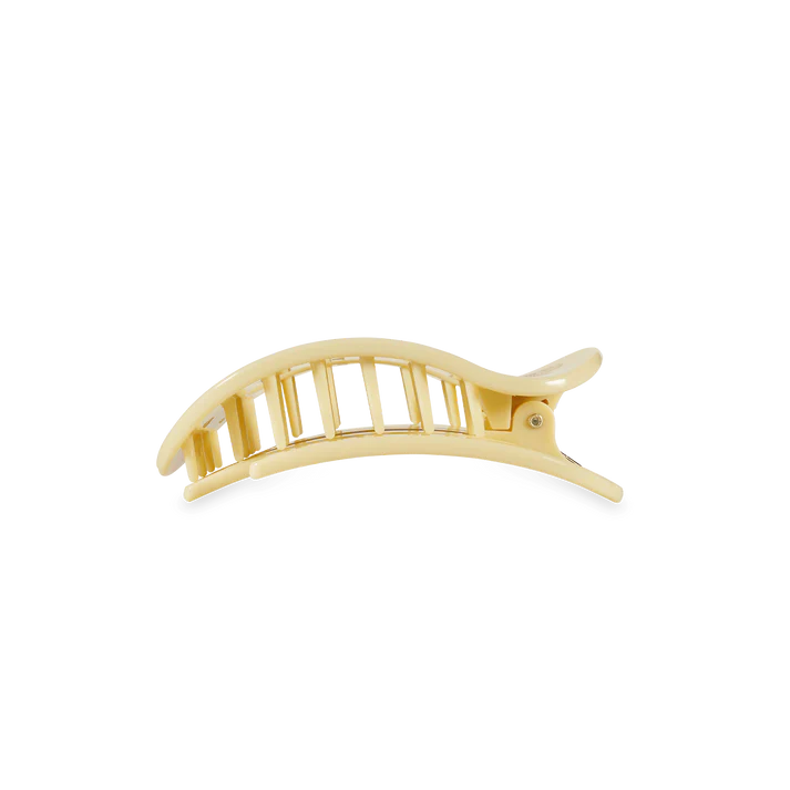 Teleties Flat Butter Yellow Hair Clip Small