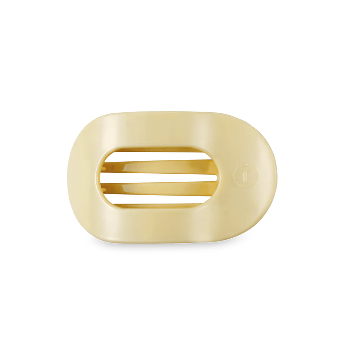 Teleties Flat Butter Yellow Hair Clip Small