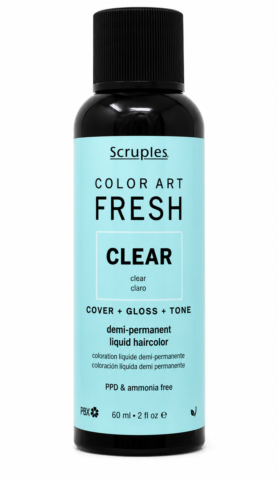Scruples Color Art Fresh Demi-Permanent Liquid Hair color – Clear 2 oz.
