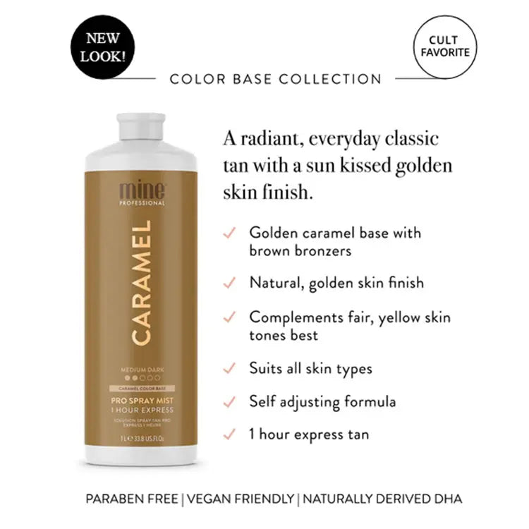 MineTan Caramel Pro Spray Mist MineTan