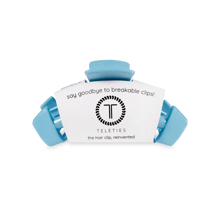 Teleties Classic Summer Sky Hair Clip Small - PinkPro Beauty Supply