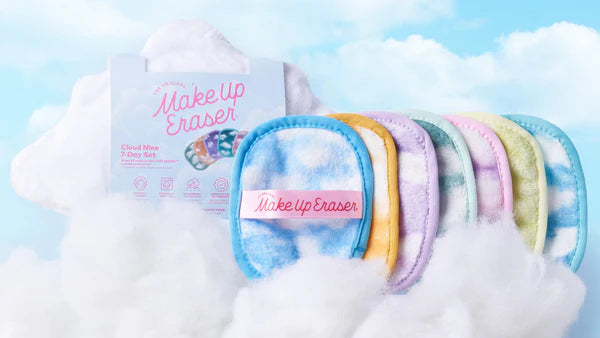 The Original MakeUp Eraser - Cloud 9 7-Day MakeUp Eraser Set & Cosmetic Bag - PinkPro Beauty Supply