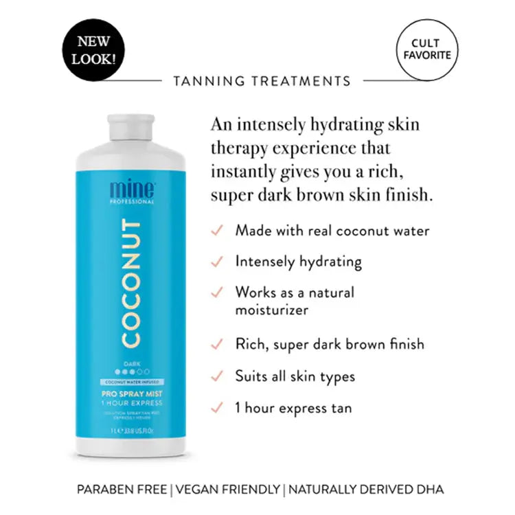 MineTan Coconut Water Pro Spray Mist MineTan