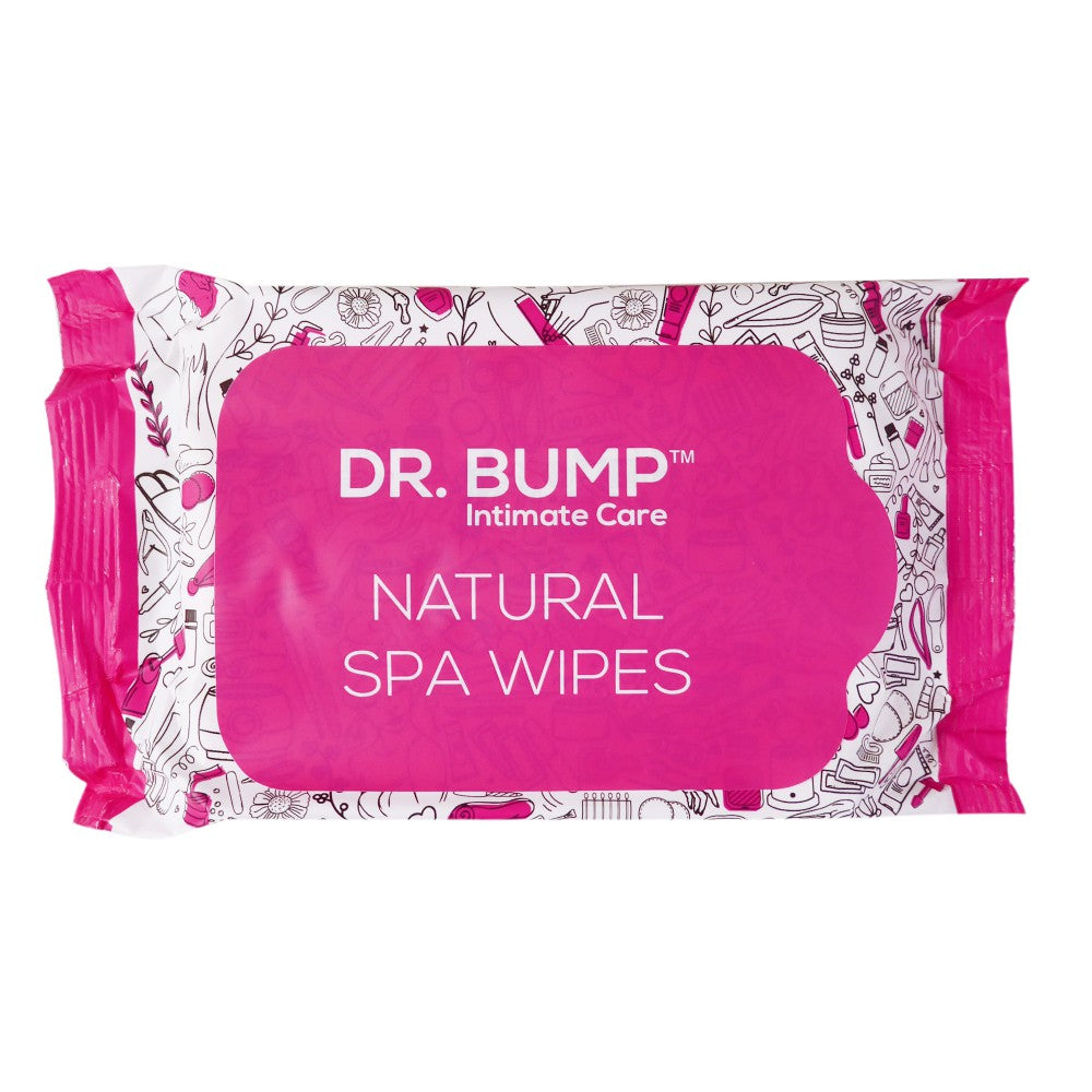 Waxness Dr. Bump Intimate Care Natural Spa Wipes with Tea Tree and Manuka Honey - 10 Pack of 6