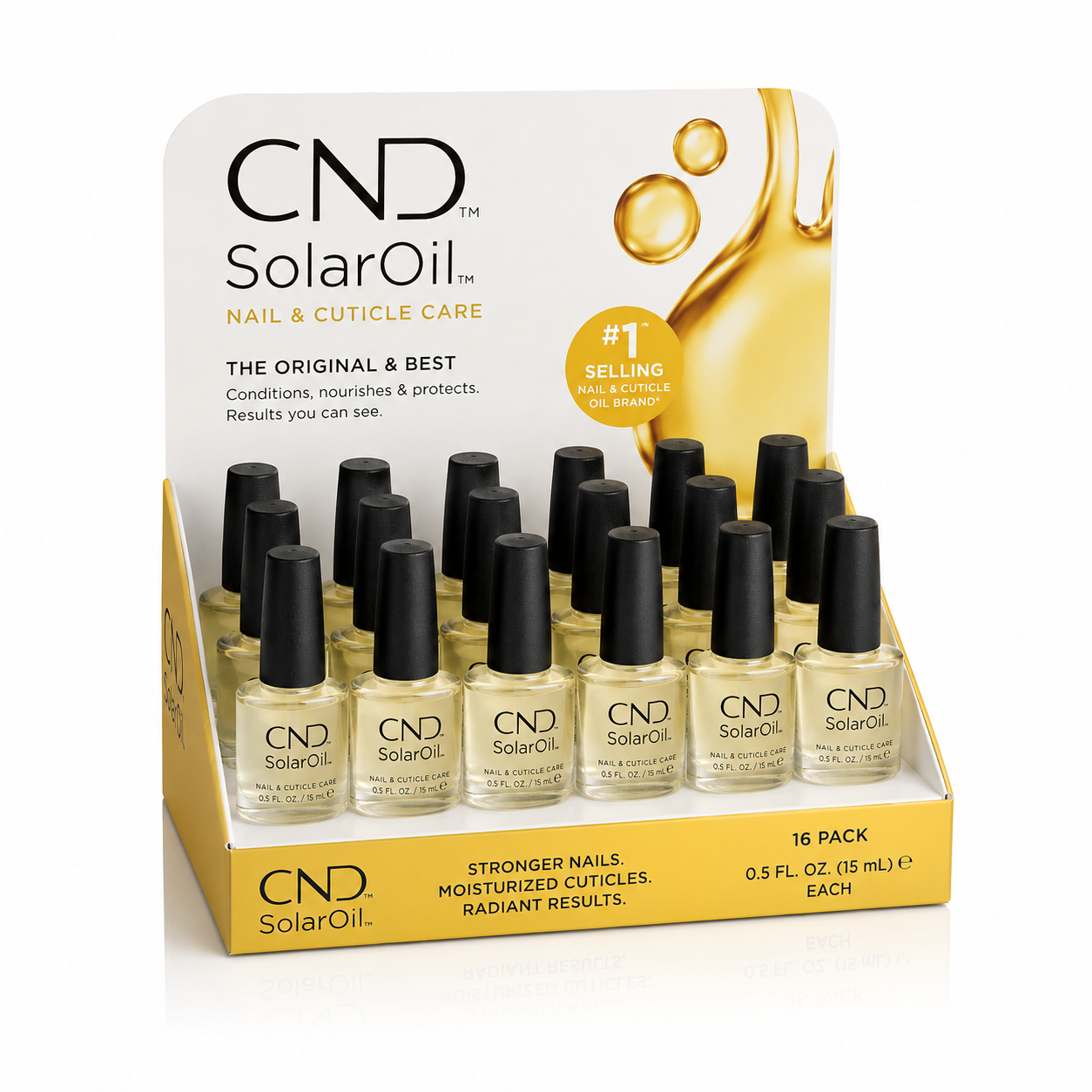 CND SolarOil Display 0.5 oz 16 pack
