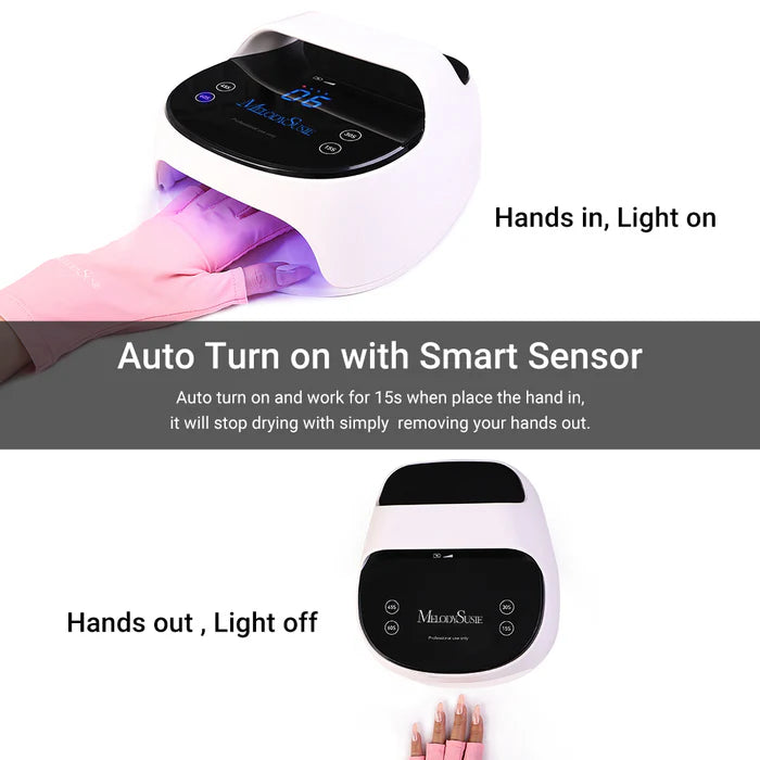 MelodySusie Rechargeable Nail Lamp- White