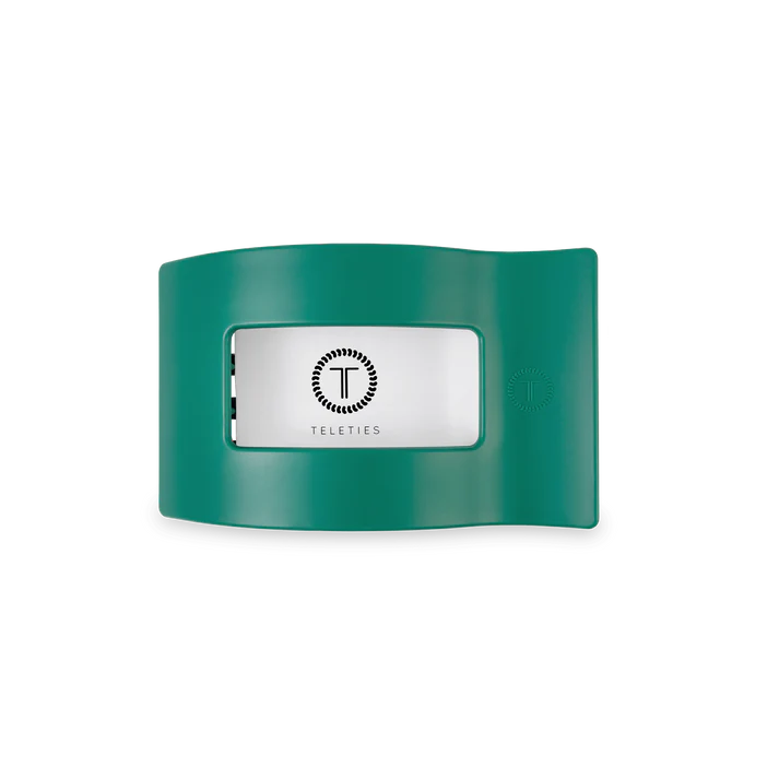 Teleties Flat Rectangle Small Clip - Fir Real