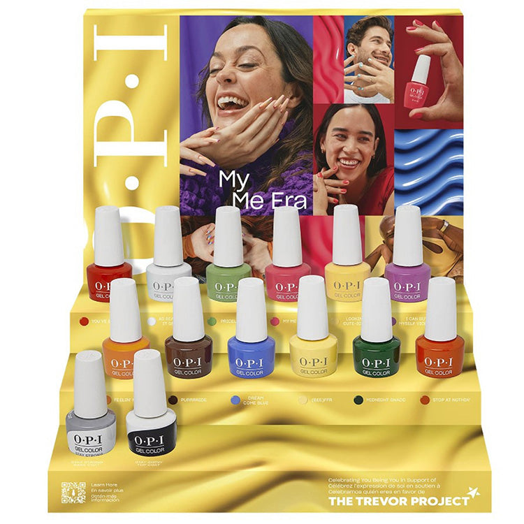 OPI GELCOLOR MY ME ERA COLLECTION 14 PIECE CHIPBOARD DISPLAY