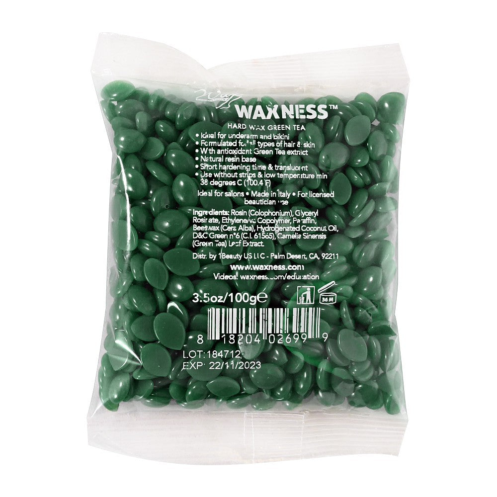 Waxness Hard Wax Green Tea FIlm Sample 3.5 oz / 100 g