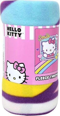 Northwest Hello Kitty Blanket Cartoon Painting Blanket (45