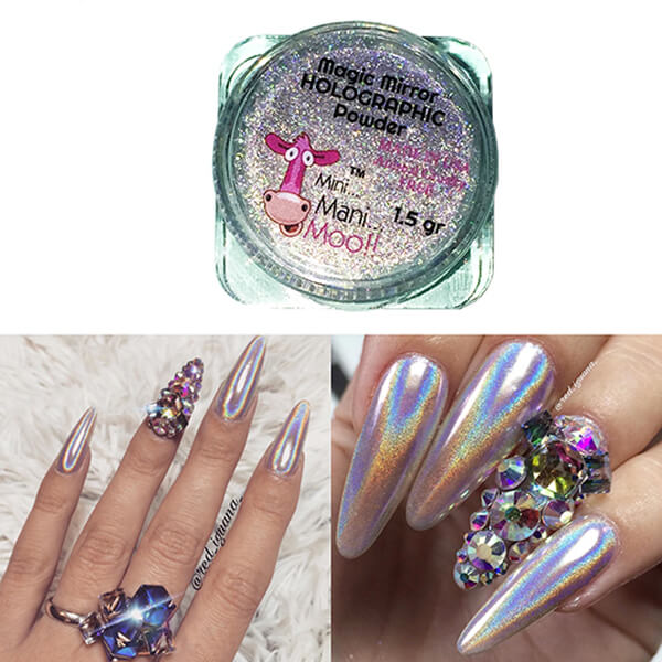 Mini Mani Moo! Holographic Original .05 oz (1.5gr) - PinkPro Beauty Supply