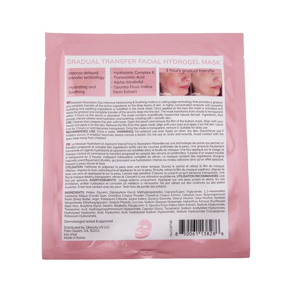 Waxness KAZ Gradual Transfer Facial Hydrogel Mask