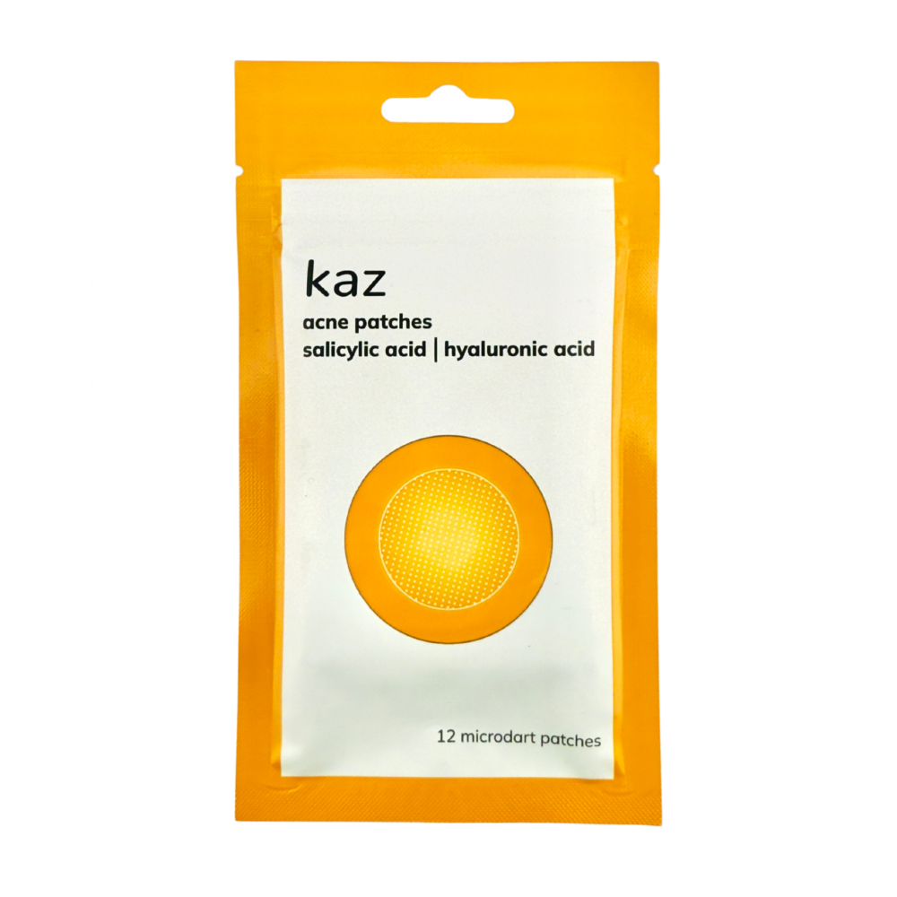 Waxness KAZ Microdart Acne Patches with Salicylic Acid and Hyaluronic Acid 12 Pack