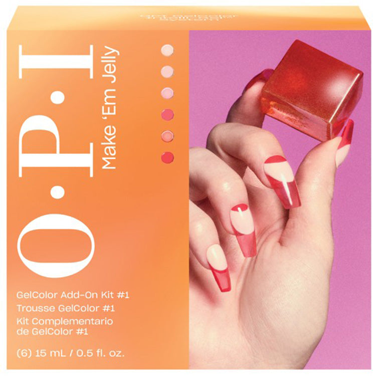 OPI Intelli-Gel GelColor Make 'Em Jelly Collection - Add-On Kit #1 - PinkPro Beauty Supply