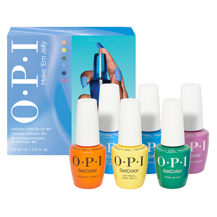 OPI Intelli-Gel GelColor Make 'Em Jelly Collection - Add-On Kit #2 - PinkPro Beauty Supply