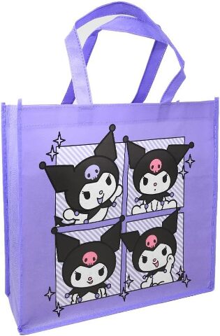 Fast Forward Kuromi Reusable Non-Woven Shopping Tote Bag