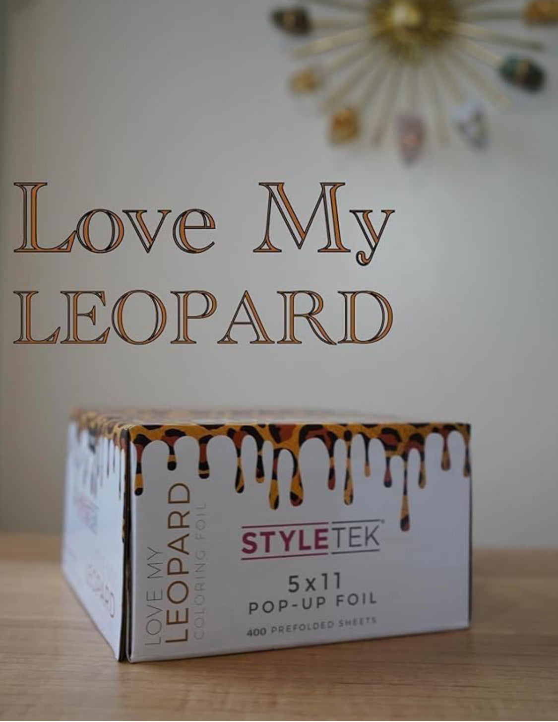 Styletek Love My Leopard Pop Up Foil - 400 Count