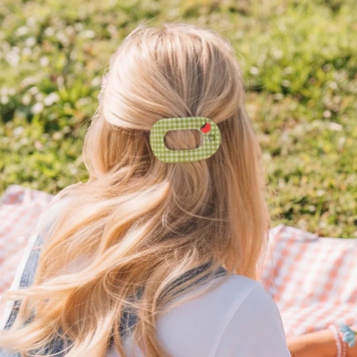 Teleties Flat Clip Round Small - Locally Grown