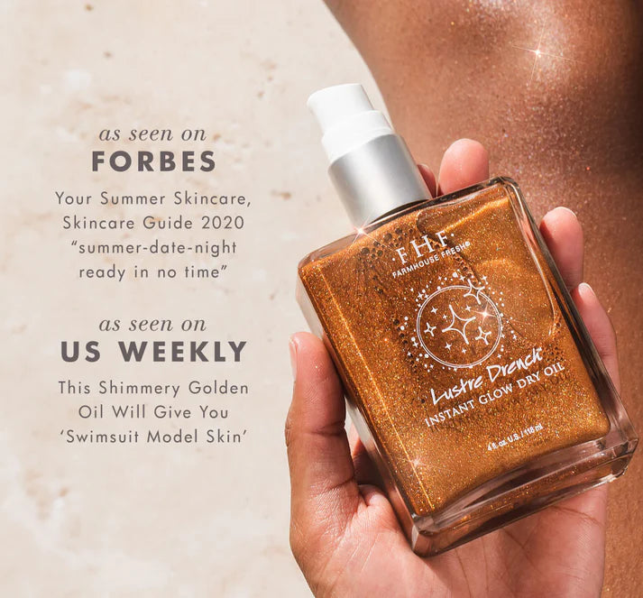 FarmHouse Fresh Lustre Drench® Instant Glow Dry Oil - 4 oz.