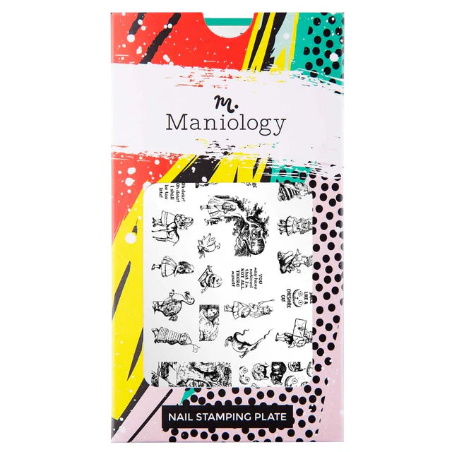Maniology Adventures in Wonderland - Nail Stamping Plate