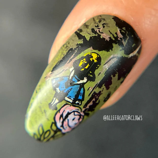 Maniology Adventures in Wonderland - Nail Stamping Plate