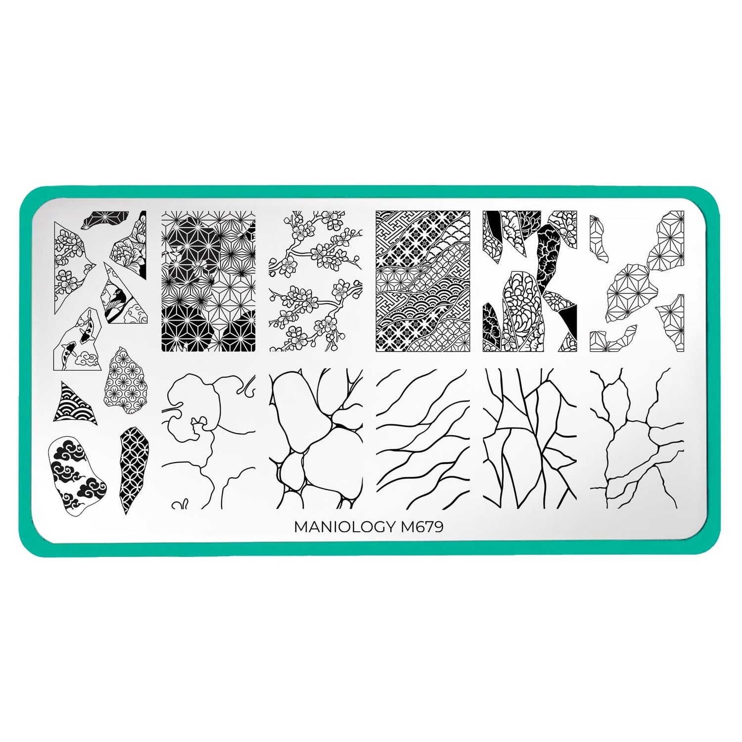 Maniology Broken & Beautiful Stamp Plate