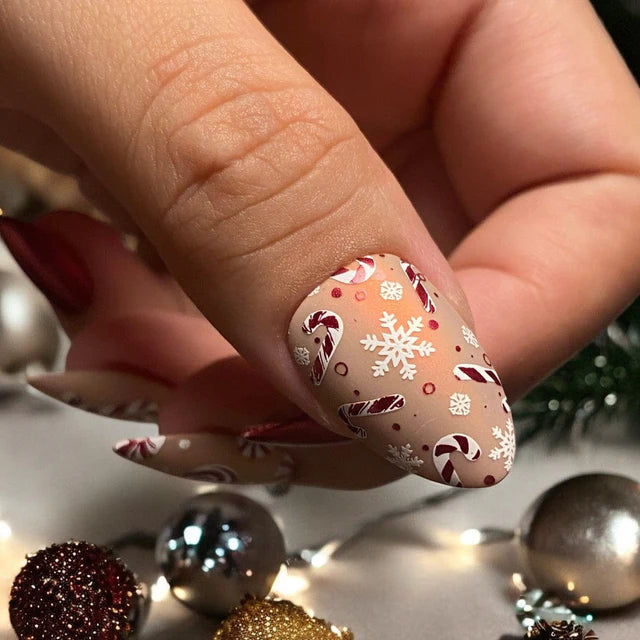 Maniology Candy Cane Cove - Nail Stamping Plate